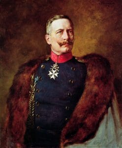 Kaiser Wilhelm II, the German emperor from 1888 to 1918, dismissed the cautious Bismarck, who kept Germany from disastrous two-front wars