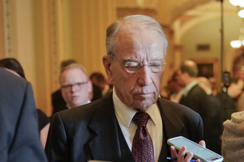 Chuck Grassley (R,IA), the next chairman of the Senate Finance Committee