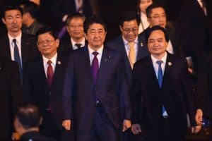 Japanese Prime Minister Abe played a key role in keeping the Trans-Pacific Partnership alive after the US withdrew. President Trump is now reconsidering. Hopefully, the US and the other eleven TPP nations can come to an agreement, for both economic and strategic reasons (thwarting Chinese imperialism in the Pacific).